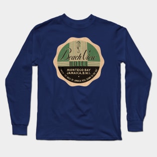 Beach View Jamaica Long Sleeve T-Shirt